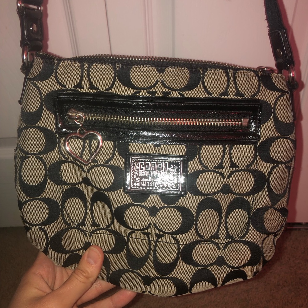 Coach black crossbody